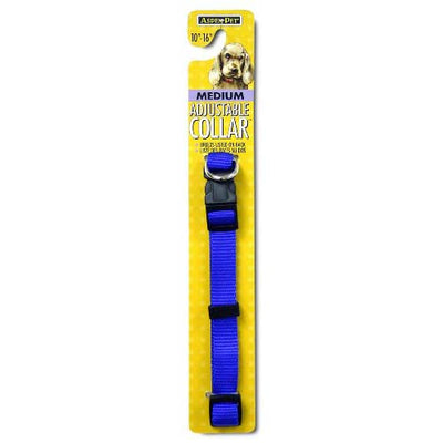 Petmate Royal Blue Adjustable Dog Collar 1.5cm x 25-40cm
