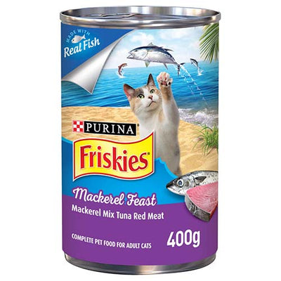 Purina Friskies Mackerel & Tuna Red Meat 400g