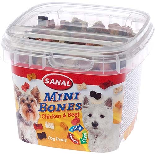 Sanal Dog Mini Bones Chicken & Beef 100g