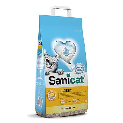 Sanicat Classic Fragrance Free Cat Litter 10L