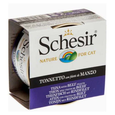 Schesir Cat Tuna & Beef 85g Tin
