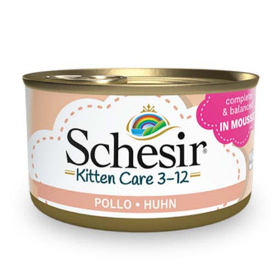 Schesir Kitten Care Chicken Mousse Can 85g
