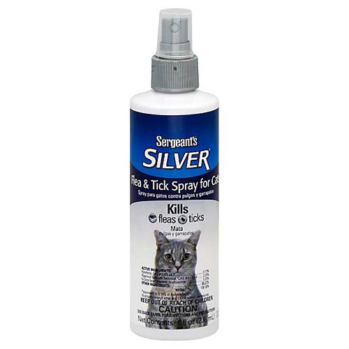 Sergeant's Silver Flea and Tick spray for Cats