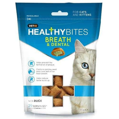 VetIQ Breath & Dental bites for Cats and Kittens 65g