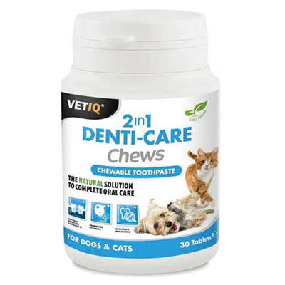 VetIQ Denti-Care للقطط والكلاب 30 مضغ