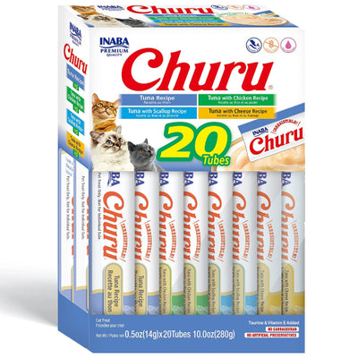 Churu Cat Tuna Puree Variety Pack 20 x 14g