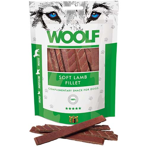 Woolf Soft Lamb Fillet Treats 100g