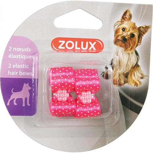 Zolux Elastic Hair Bows Pack of 2