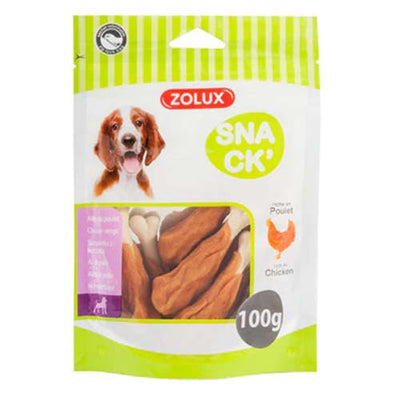 Zolux Dog Chicken Wing Snacks 100g