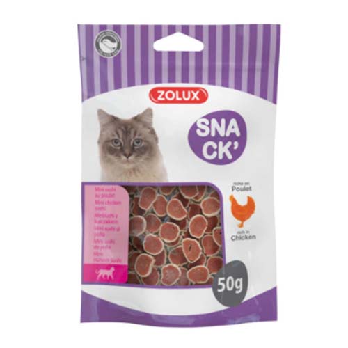 Zolux Mini Chicken Sushi for Cats 50g