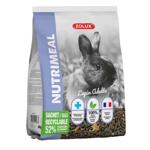 Zolux Nutrimeal Adult Rabbit Food 800g