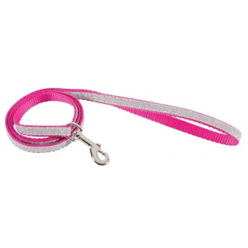 Zolux Pink Sparkly Nylon Cat/Small Dog Lead