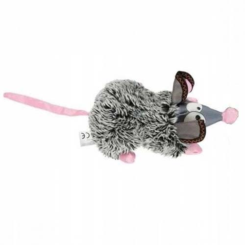 Zolux Plush Squeaky Rat Dog Toy