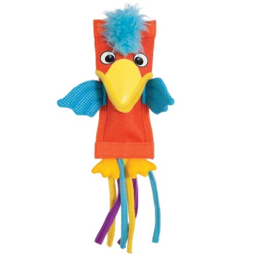Zoobilee Firehose Dog Toy Parrot