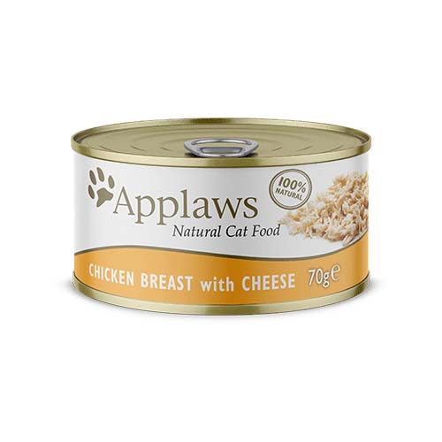 Applaws Cat Chicken & Cheese 70g tin