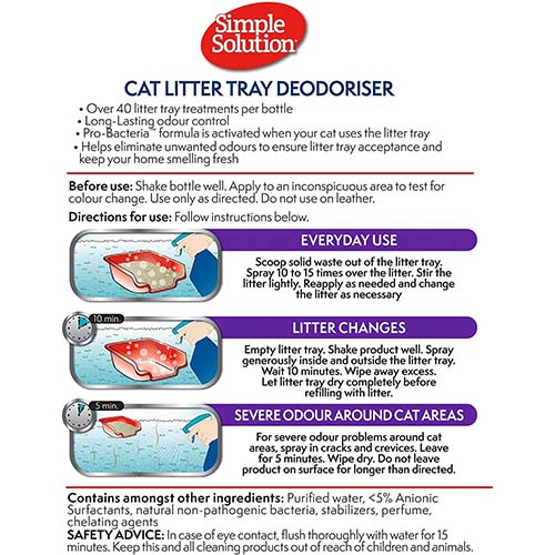 Simple Solution Cat Litter Odour Eliminator 500ml