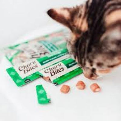 Churu Chicken Bites for Cats with Tuna & Scallop Pack of 3 x 10g