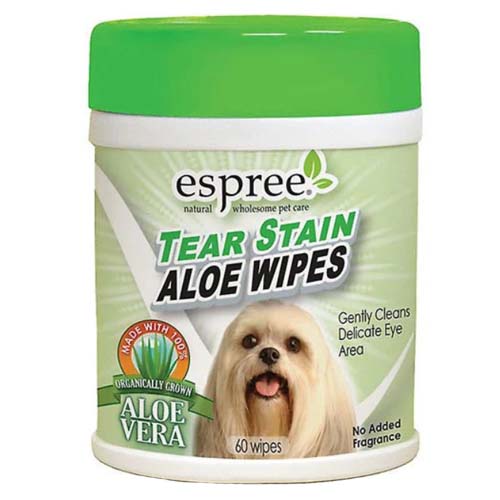 Espree Tear Stain Remover Wipes For Dogs (60 pack)