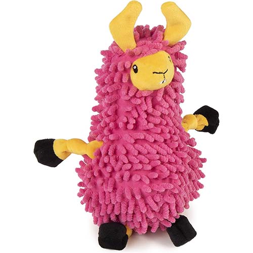 GoDog Llamas Noodle Plush Dog Toy