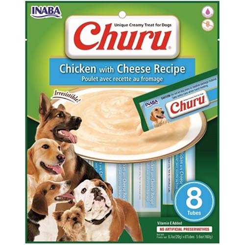 Churu Dog Chicken & Cheese Recipe 8 x 20g